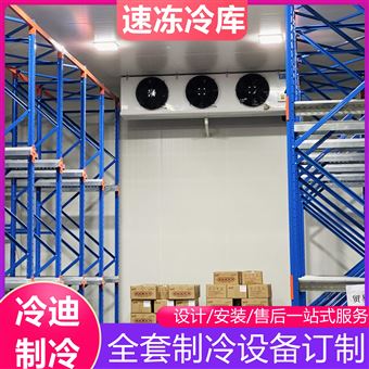 大型肉类低温速冻冷库 -35℃螺杆机组
